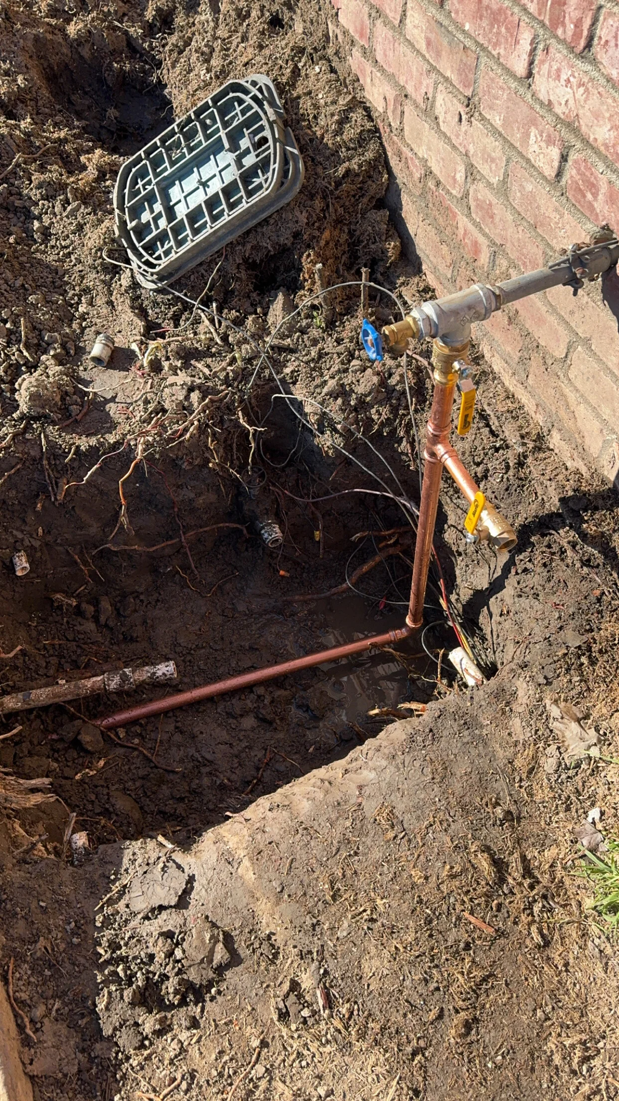 Professional leak detection and excavation work